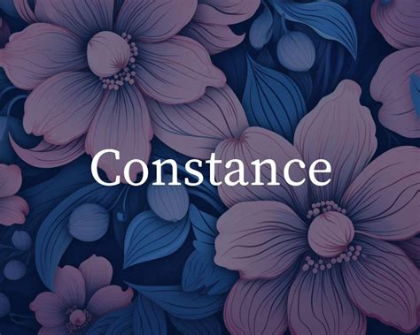 constance meaning.